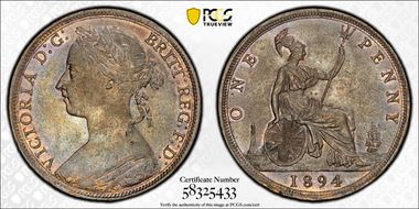 1894 1D S-3954 MS63BN