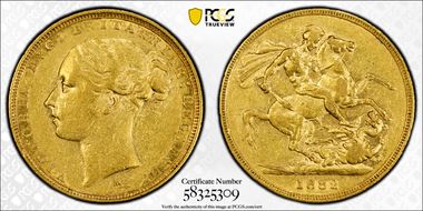 1882-M Sov S-3857A 1st Head, No BP XF45