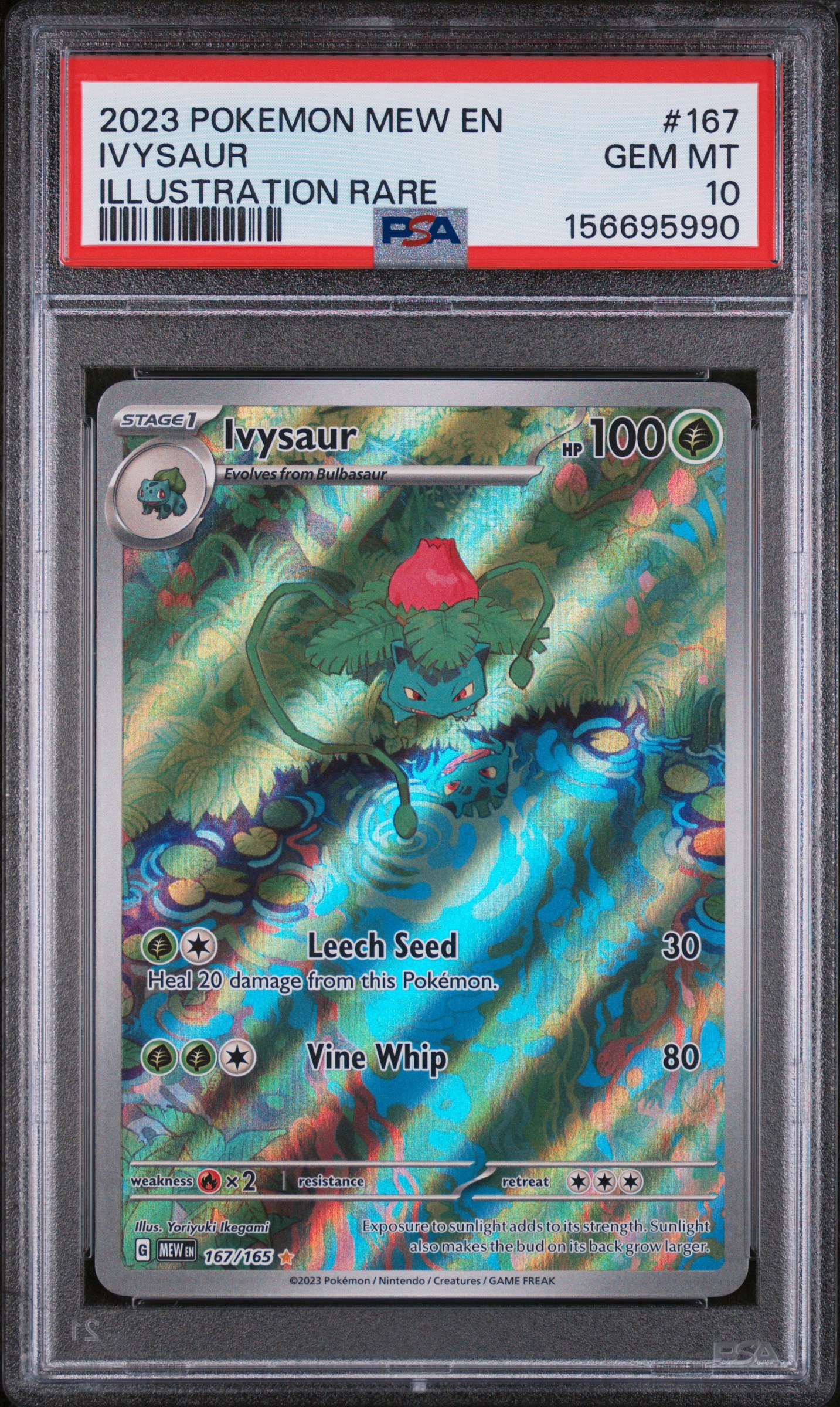 2023 #167 Ivysaur PSA 10 Mew EN-151