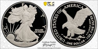 2026-P $1 Silver Eagle Congratulations Set First Strike PR70DCAM