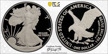 2026-P $1 Silver Eagle Congratulations Set First Strike PR69DCAM