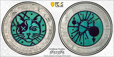2026 € 25 Quantum Physics Colorized MS70