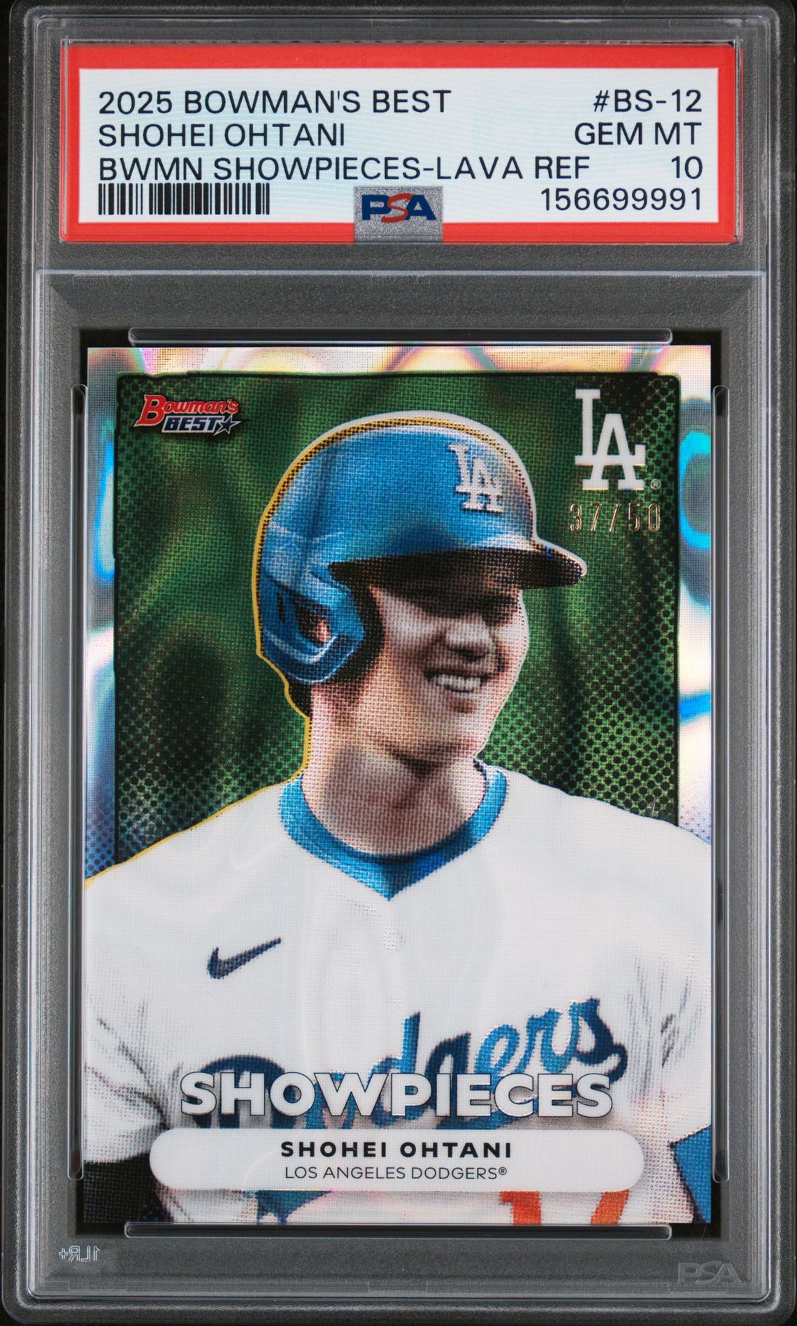 2025 Bowman BOWMAN'S BEST BOWMAN SHOWPIECES Refractor #BS-12 Shohei Ohtani front
