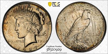 1927 $1 MS65+