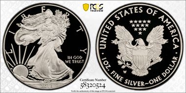 2013-W $1 Silver Eagle PR70DCAM