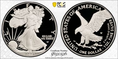 2024-W  $1 Silver Eagle PR70DCAM