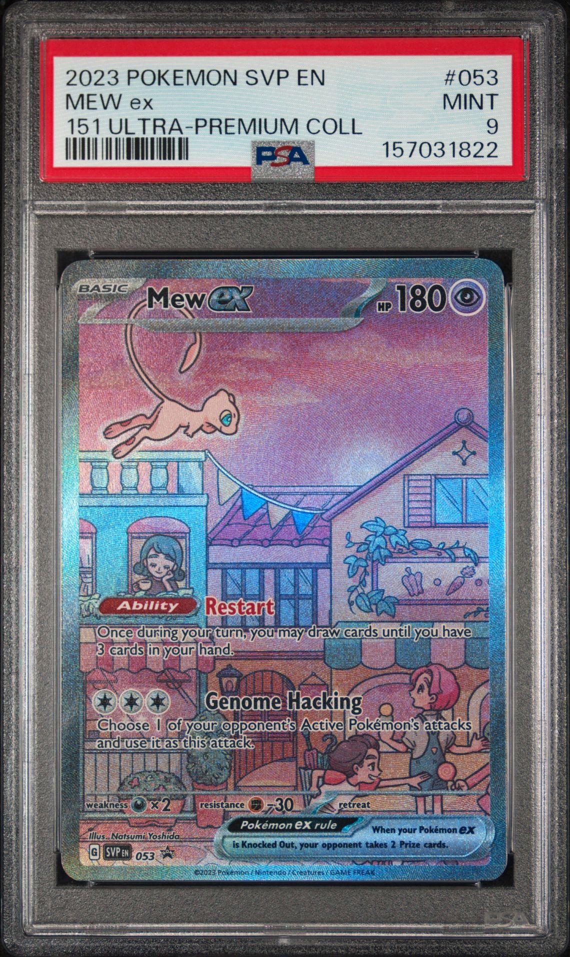 2023 Pokemon Svp En-Sv Black Star Promo Mew Ex #053 (151 Ultra-Premium Coll) Mint 9 front