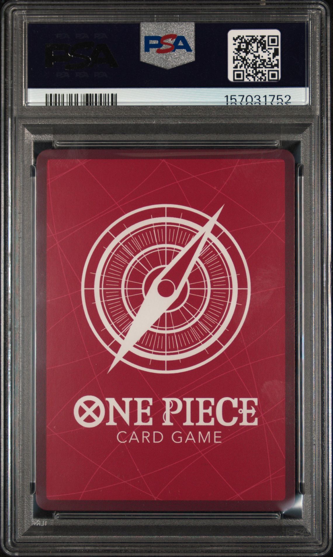 2024 One Piece Op09-Emperors In The New World Monkey D. Luffy #061 (Alternate Art) Gem Mt 10 back view - PSA certificate #157031752