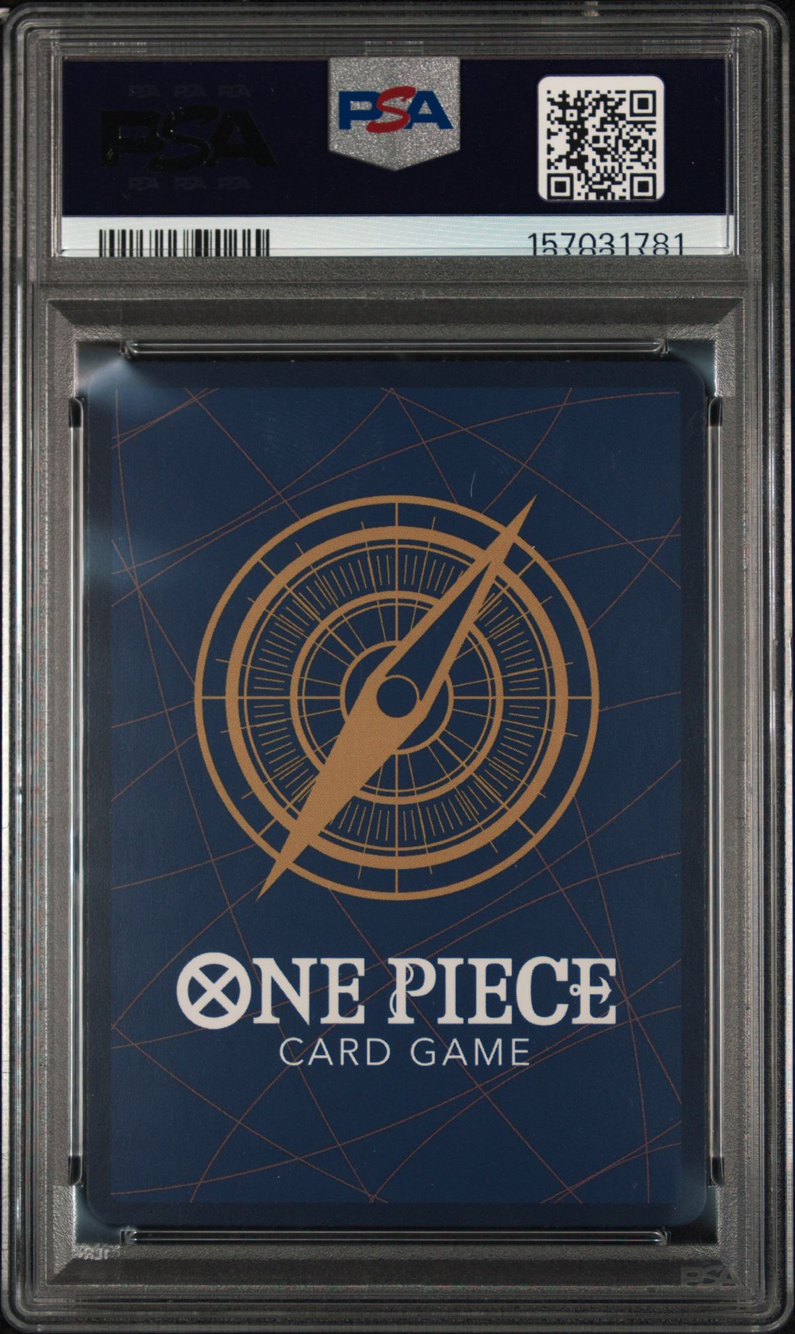 2025 One Piece Op13-Carrying On His Will Five Elders #082 (Alternate Art) Gem Mt 10 back view - PSA certificate #157031781