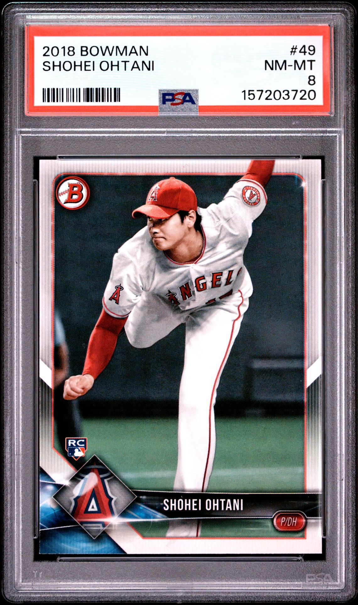 2018 Bowman Shohei Ohtani #49 Nm-Mt 8 front