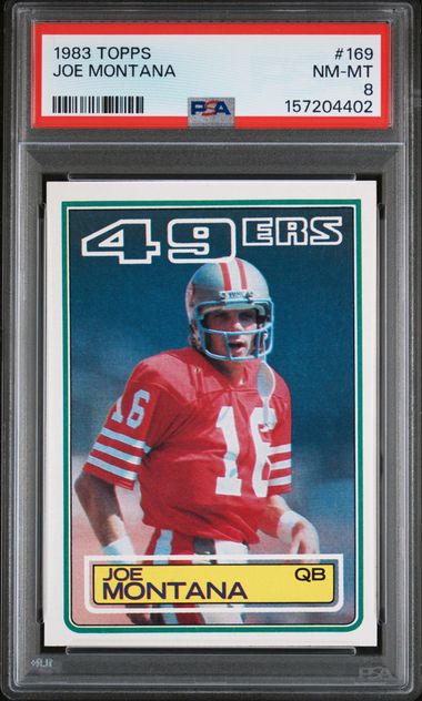 Topps Joe Montana front