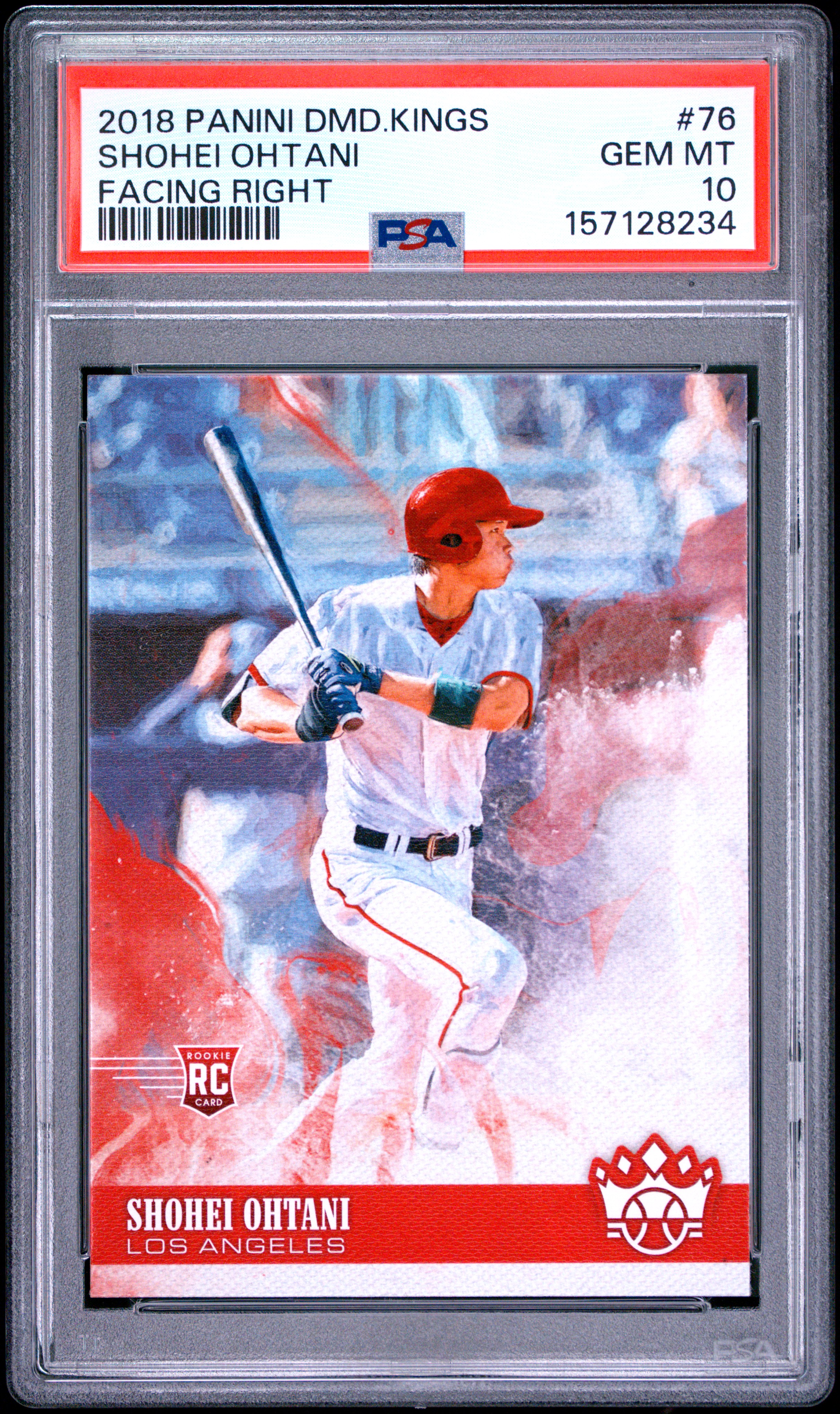 2018 #76 Shohei Ohtani PSA 10 Panini Diamond Kings
