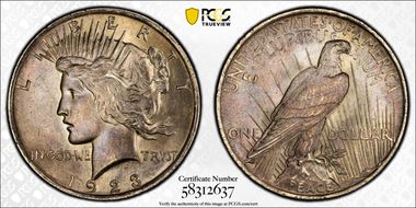 1923 $1 MS62