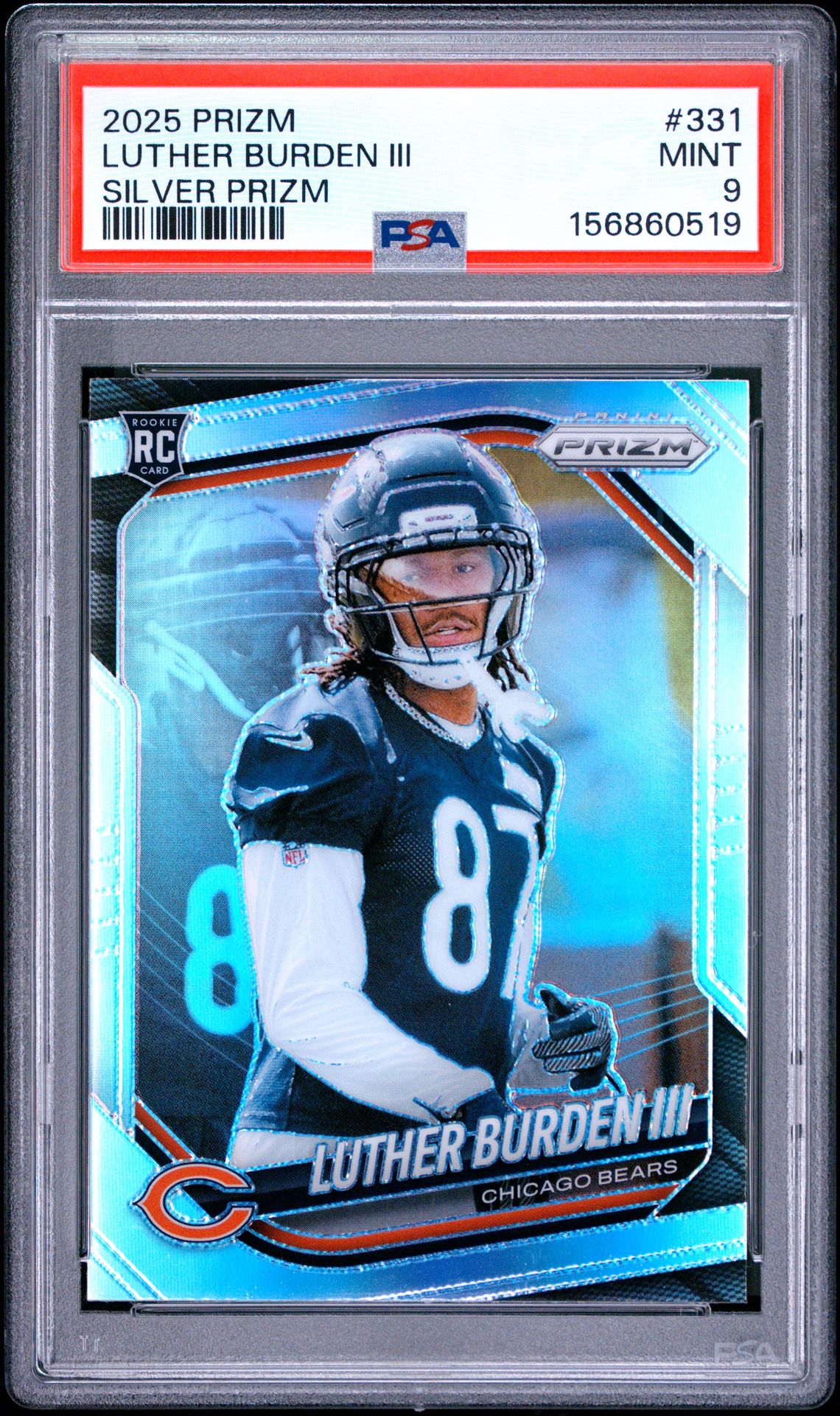 2025 Panini Prizm Luther Burden Iii #331 (Silver Prizm) Mint 9 front