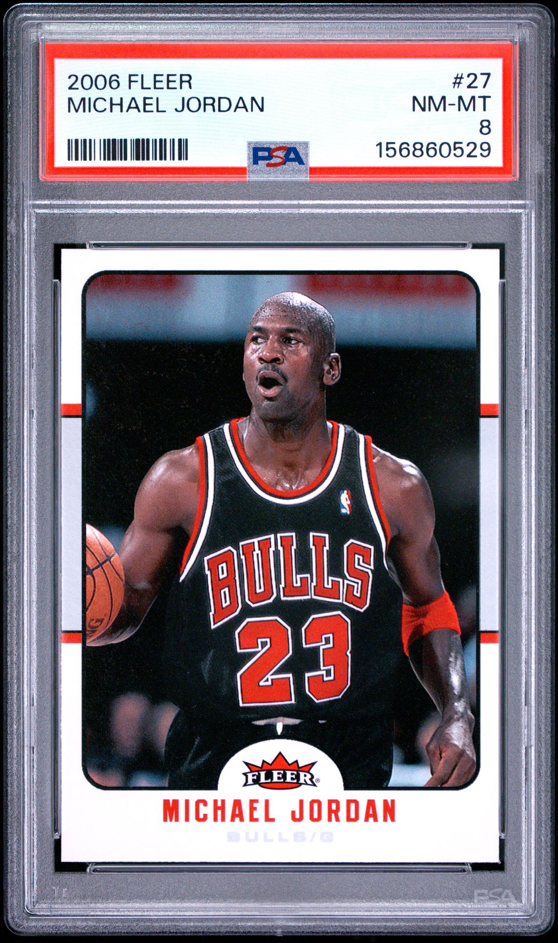 2006 Fleer Michael Jordan #27 Nm-Mt 8 front
