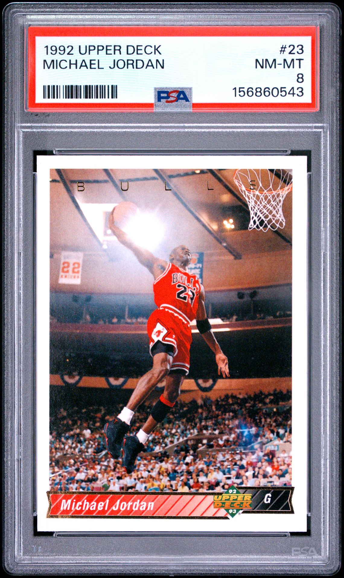 1992 Upper Deck Michael Jordan #23 Nm-Mt 8 front