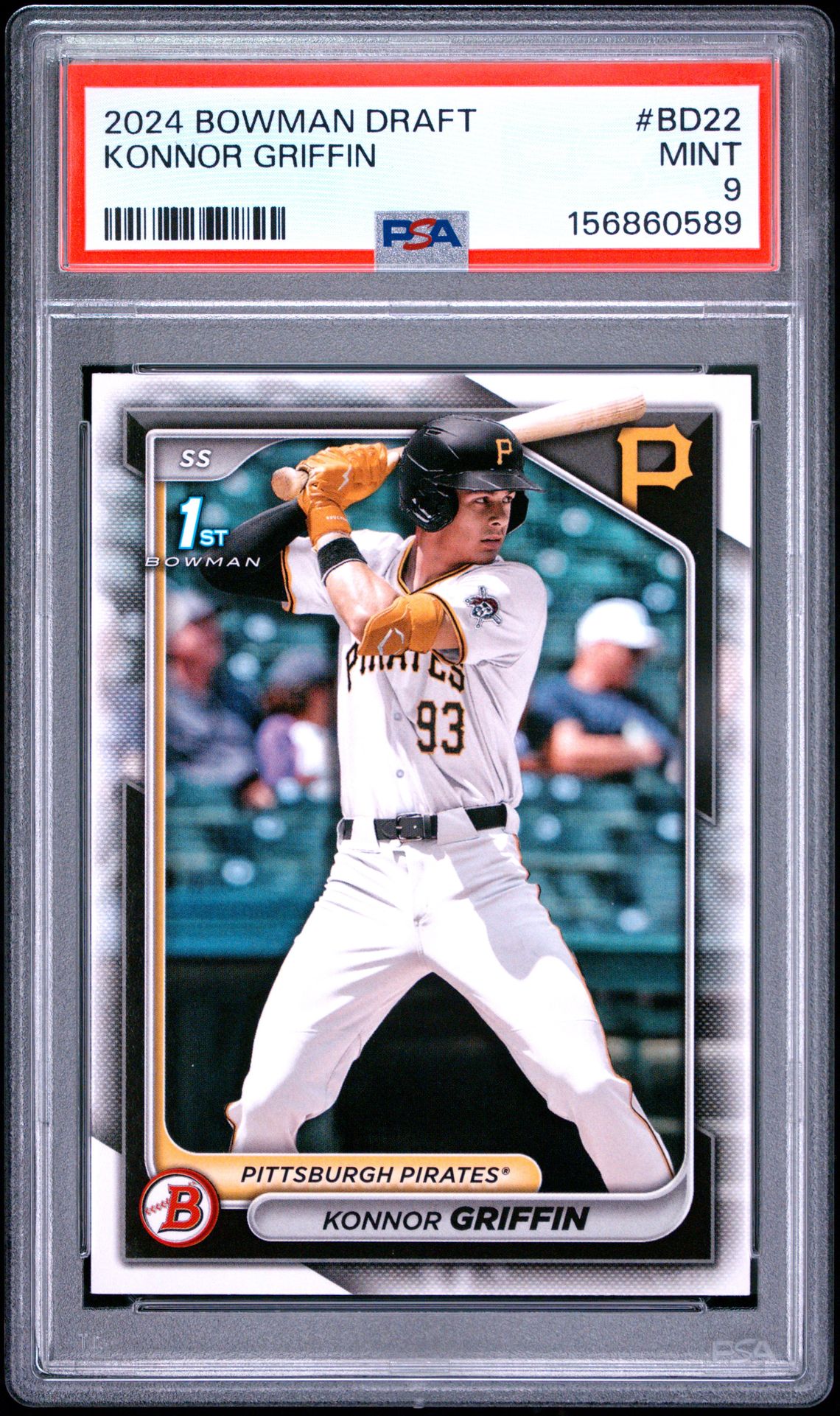 2024 Bowman Draft Konnor Griffin #Bd22 Mint 9 front