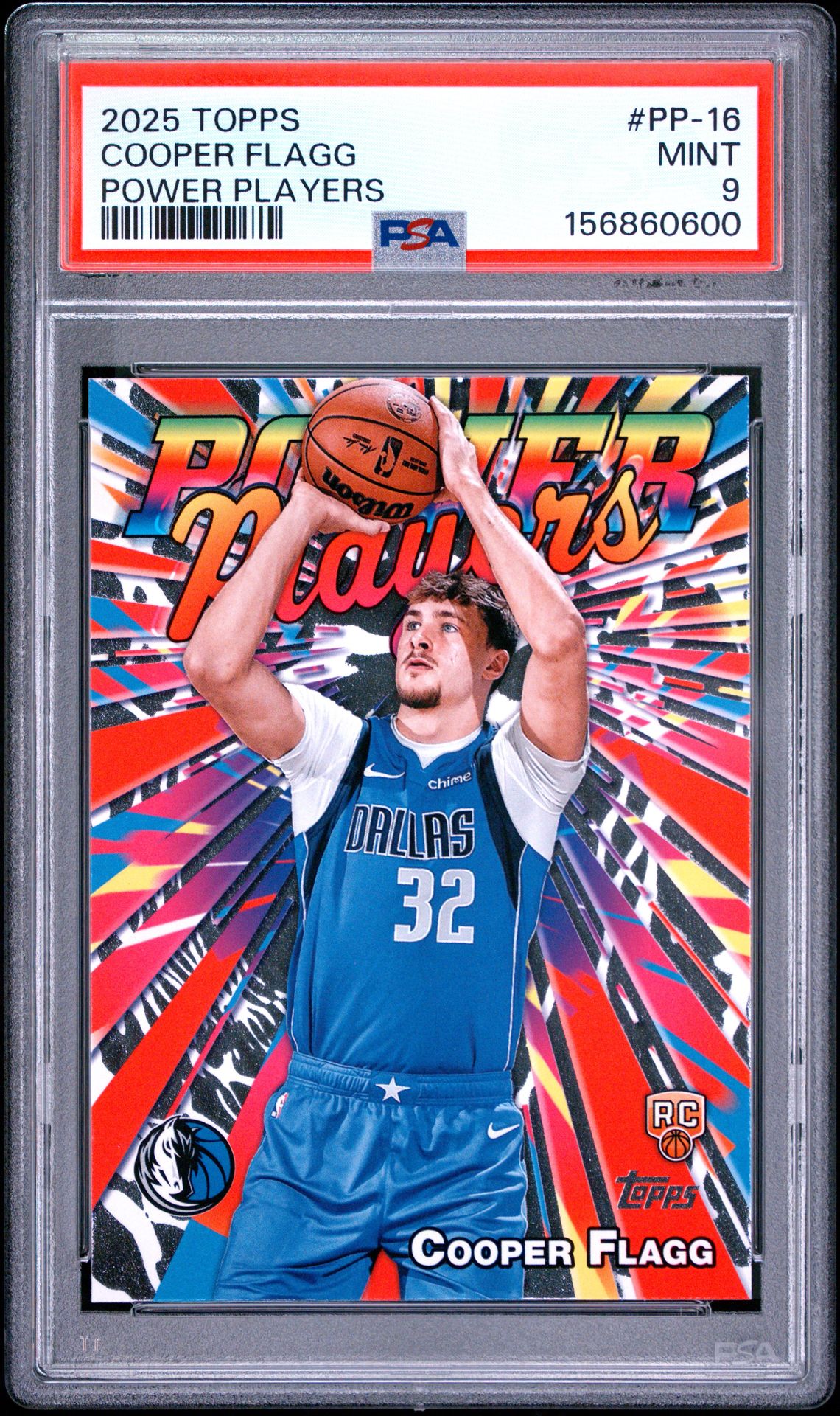 2025 Topps Power Players Cooper Flagg #Pp-16 Mint 9 front