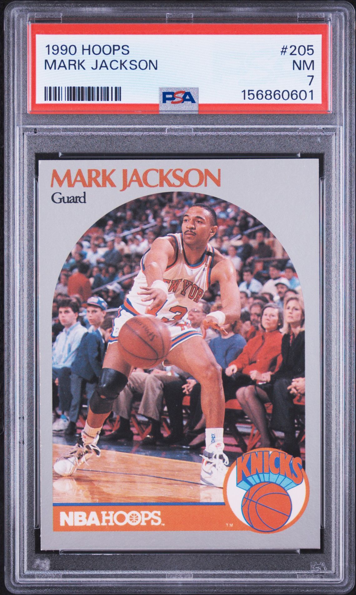 1990 Hoops Mark Jackson #205 Nm 7 front