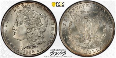 1888-S $1 MS66