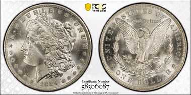 1884-O $1 MS63