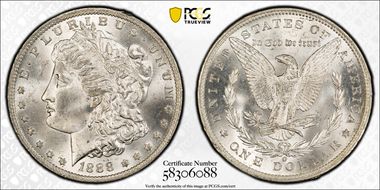 1888-O $1 MS64+