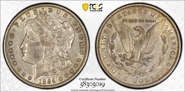 1884-S $1 N1