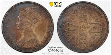 1862 Florin S-3891 ESC-2847 MS61