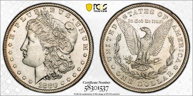 1880-O $1 AU53