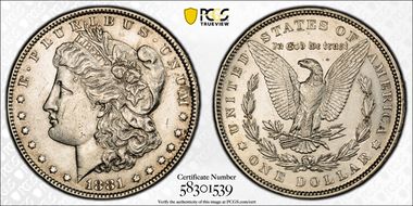 1881 $1 N1
