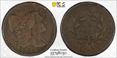 1794 1C Many-Haired, S-58 N1BN