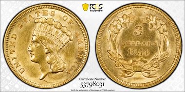 1854 $3 N1