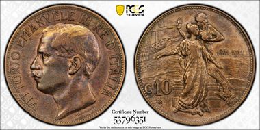 1911-R 10C 50th Anniv. Kingdom KM-51 N1BN