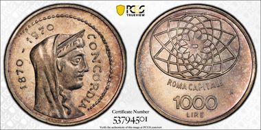 1970-R 1000 L Rome MS67