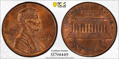 1985 1C MS63RB