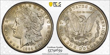 1884-S $1 MS61