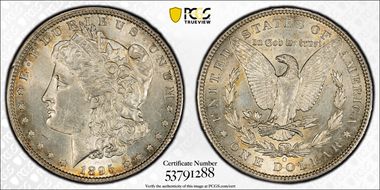 1895-O $1 AU58