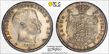 1809-M Lira AU58