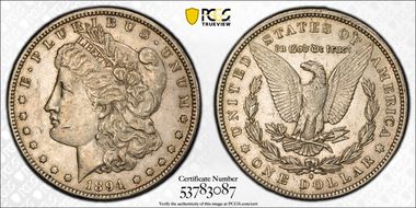 1894-S $1 AU50