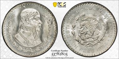 1964-Mo Peso KM-459 MS66