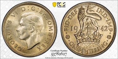 1942 Shil S-4082 English Rev MS66