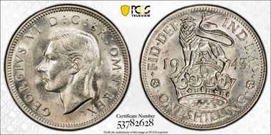 1943 Shil S-4082 English Rev MS65