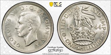 1944 Shil S-4082 English Rev MS64