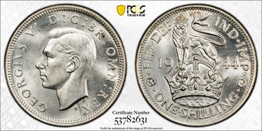 1944 Shil S-4082 English Rev MS64