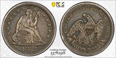 1858 25C XF40