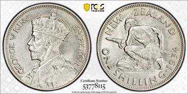1934 Shil KM-3  Ag AU58