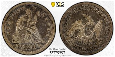 1854 25C VF35