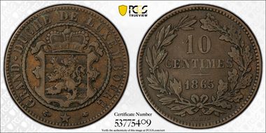 1865-A 10C XF40BN