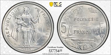 1965 5 Fr MS65