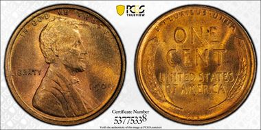1909 VDB 1C MS65RB